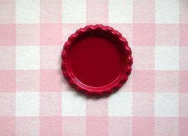 Bottle cap zonder gaatje fuchsia