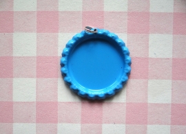 Bottle cap aquablauw