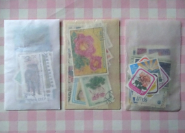 Postzegels 55 gemengde bloemen