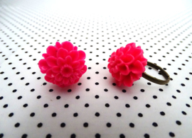 Ring chrysant fuchsia