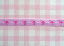 Elastiek flamingo's roze