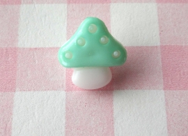 Knoop paddestoel mint groen