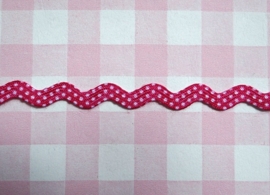 Zigzagband polkadot fuchsia