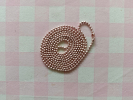 Balletjes ketting rosé