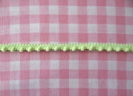 Mini pompom band licht limegroen