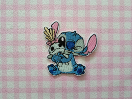Strijkapplicatie Stitch met knuffel