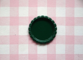 Bottle cap zonder gaatje donkergroen