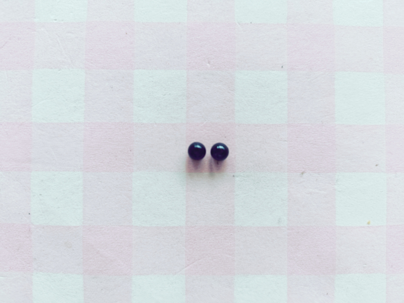 Kraaltjes zwart 4 mm