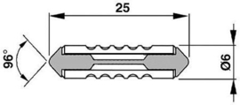 Torpedosicherung 8A schwarz