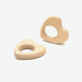 Houten ring hartje