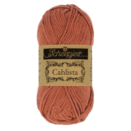 Scheepjes Cahlista 50 gram  Brick Red 504