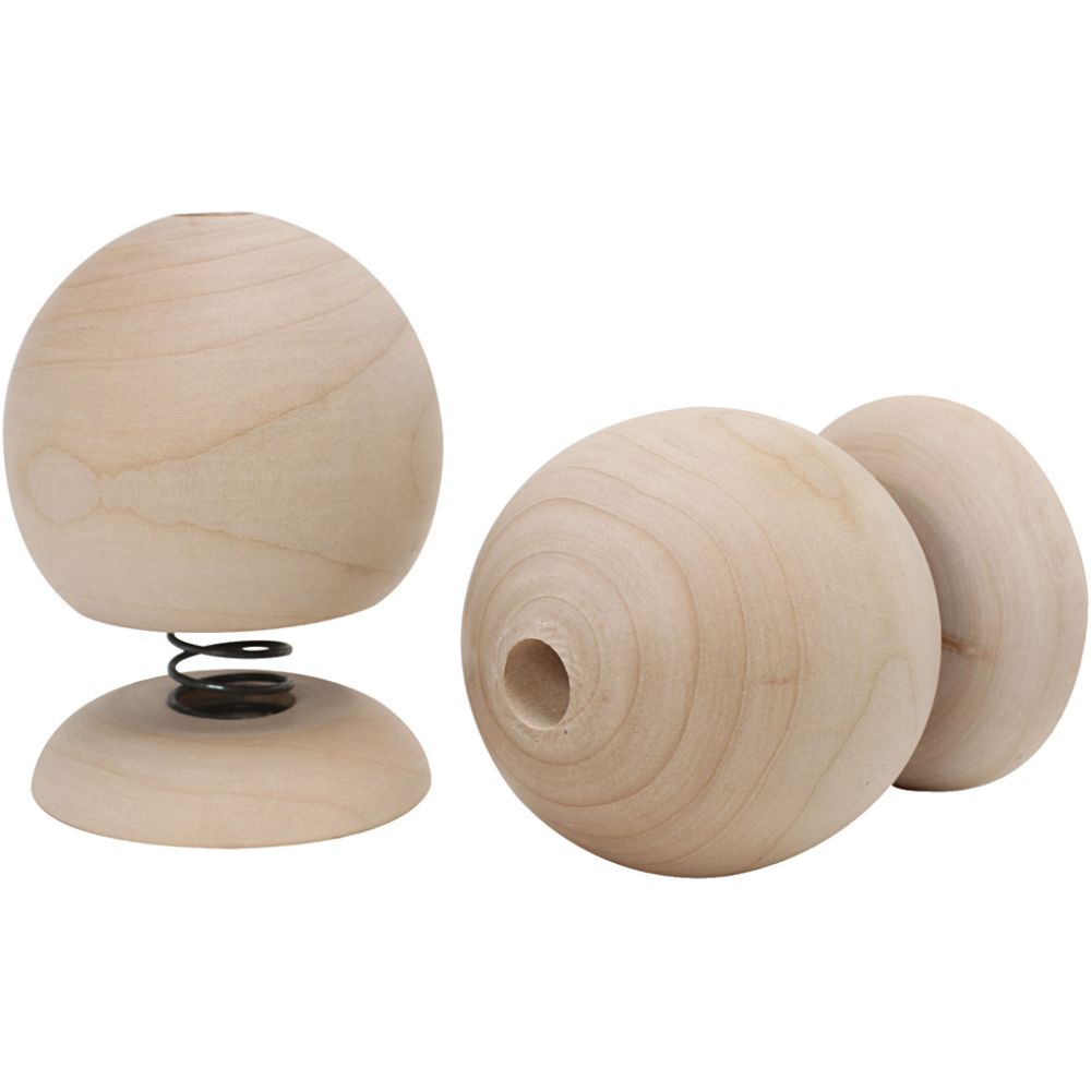 Houten stuiterfiguur