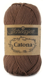 Scheepjes Catona 25 - Chocolate 507