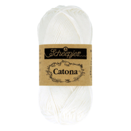 Scheepjes Catona  50 gram -  Snow White 106