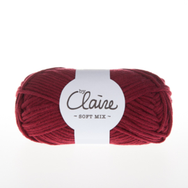 Pakket: 8 bollen by Claire Soft Mix 010 Bordeaux OP=OP!