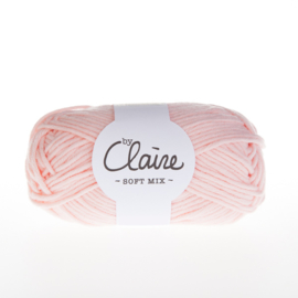 Pakket: 5 bollen by Claire Soft Mix 003 Powder pink OP=OP!