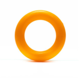 Plastic ringetjes 30 mm licht  Oranje
