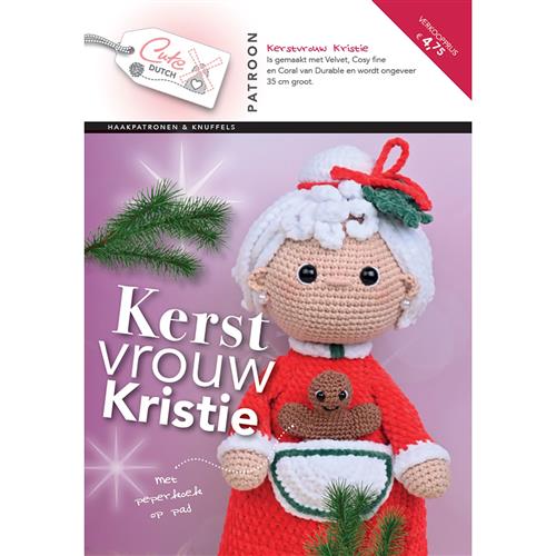 Kerstvrouw Kristie patroonboekje
