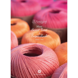 Staalkaart Scheepjes Maxi Sweet Treat  & Sugar Rush