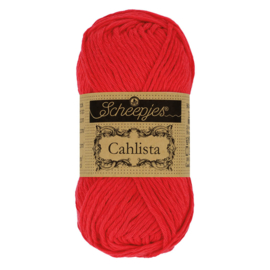 Scheepjes Cahlista 50 gram  Hot Red 115