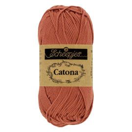 Scheepjes Catona 25 - Brick Red 504