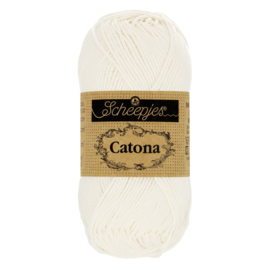 Scheepjes Catona 25 - Bridal White 105