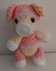 Velvet gemeleerd Biggetje Bella