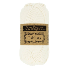 Scheepjes Cahlista 50 gram  Bridal White 105