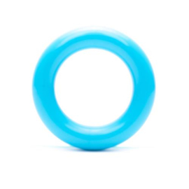 Plastic ringetjes 30 mm Blauw