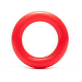 Plastic ringetjes 30 mm Rood