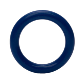 Plastic ringetjes 40 mm Donker Blauw