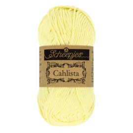 Scheepjes Cahlista 50 gram  Lemon Chiffon 100