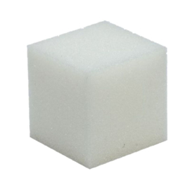Schuimrubber kubus 10 * 10 cm