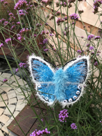 Garenpakket | Miekscreaties Bleekblauw  Vlinder