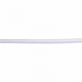 Elastiek wit 2 mm