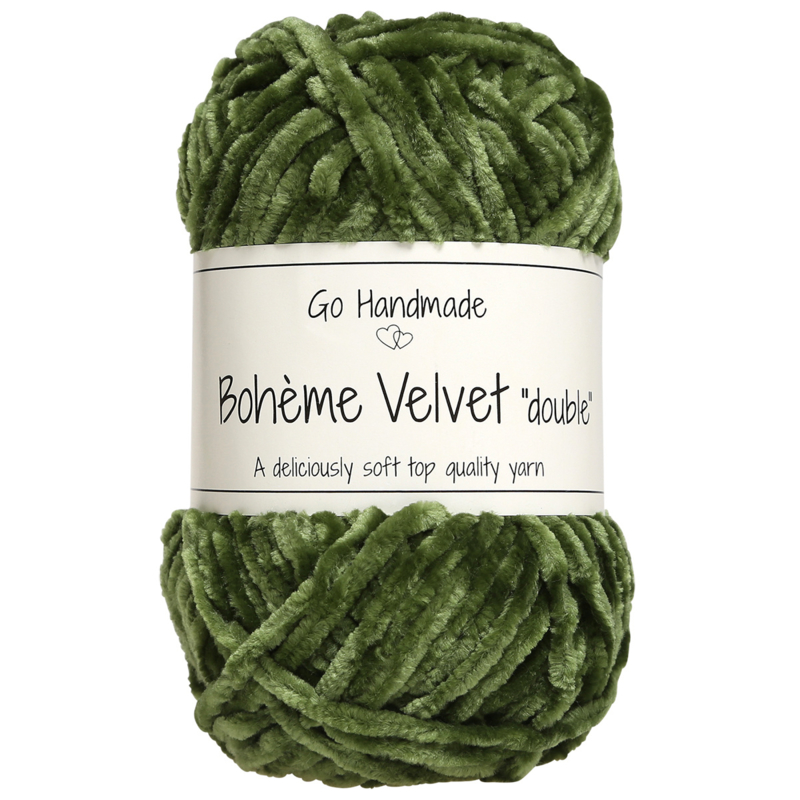 Go Handmade Bohème Velvet Double - Lime