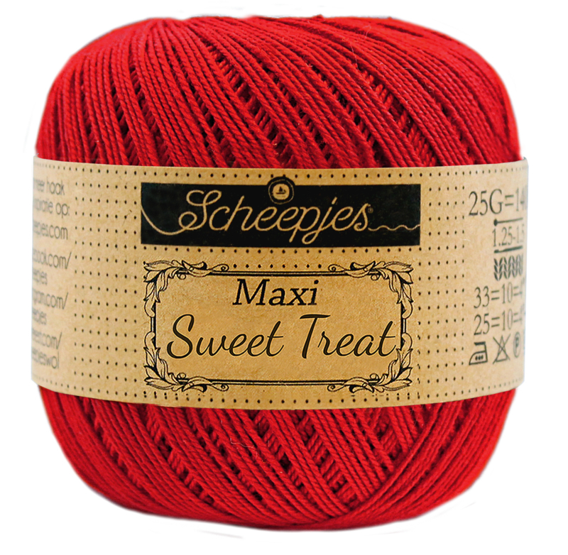 Scheepjes Maxi Sweet Treat 25 gram - Red 722
