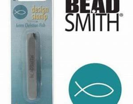 The Beadsmith slagletter - Christian fish 6mm