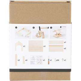 DIY Kit houten vogelvoederhuis