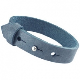 ARMBAND LEER 15MM MIST BLUE