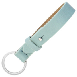 cuoio sleutelhanger leer 15 mm voor 20 mm cabochon powder blue