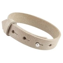 ARMBAND LEER LARGE SIZE 15 MM COUNTRY GREY