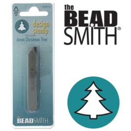 The Beadsmith designstempel - christmas tree 6mm