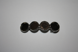 haarspeld voor 4 cabochons 12mm