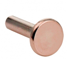 Tubulaire rivets rosé 8mm