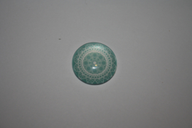 Mandala turquoise 20mm