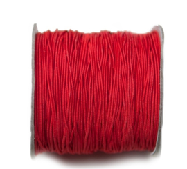 Elastiek draad rood 1mmx25m