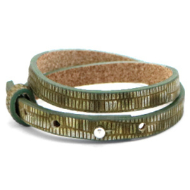 Cuoio armbanden leer 8mm dubbel voor 12 mm cabochon