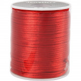 satijnkoord rood 1 meter x 2mm