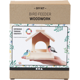DIY Kit houten vogelvoederhuis
